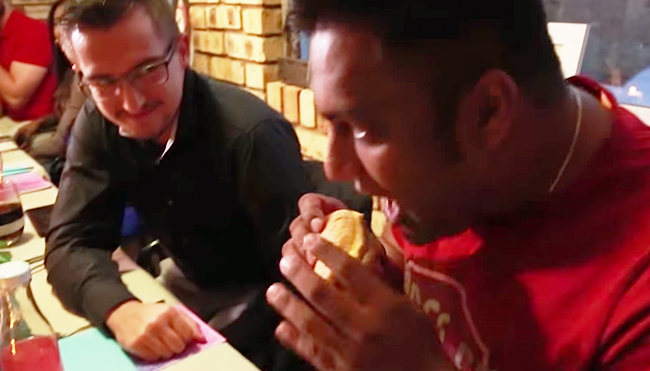 Burger, Eating, Hungry